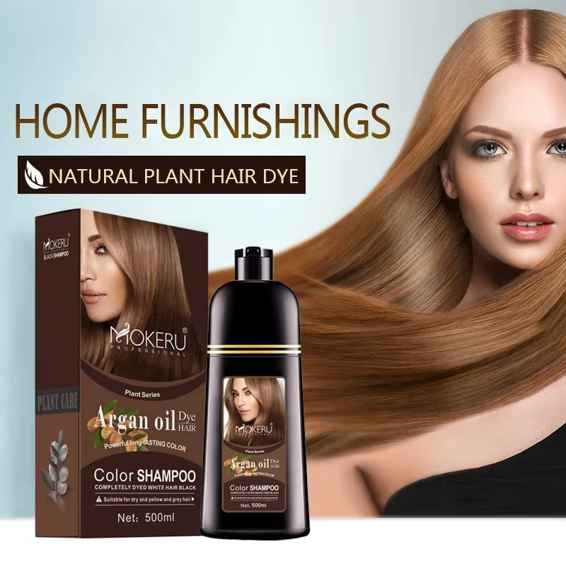Huile d'argan naturelle pour coloration rapide des cheveux