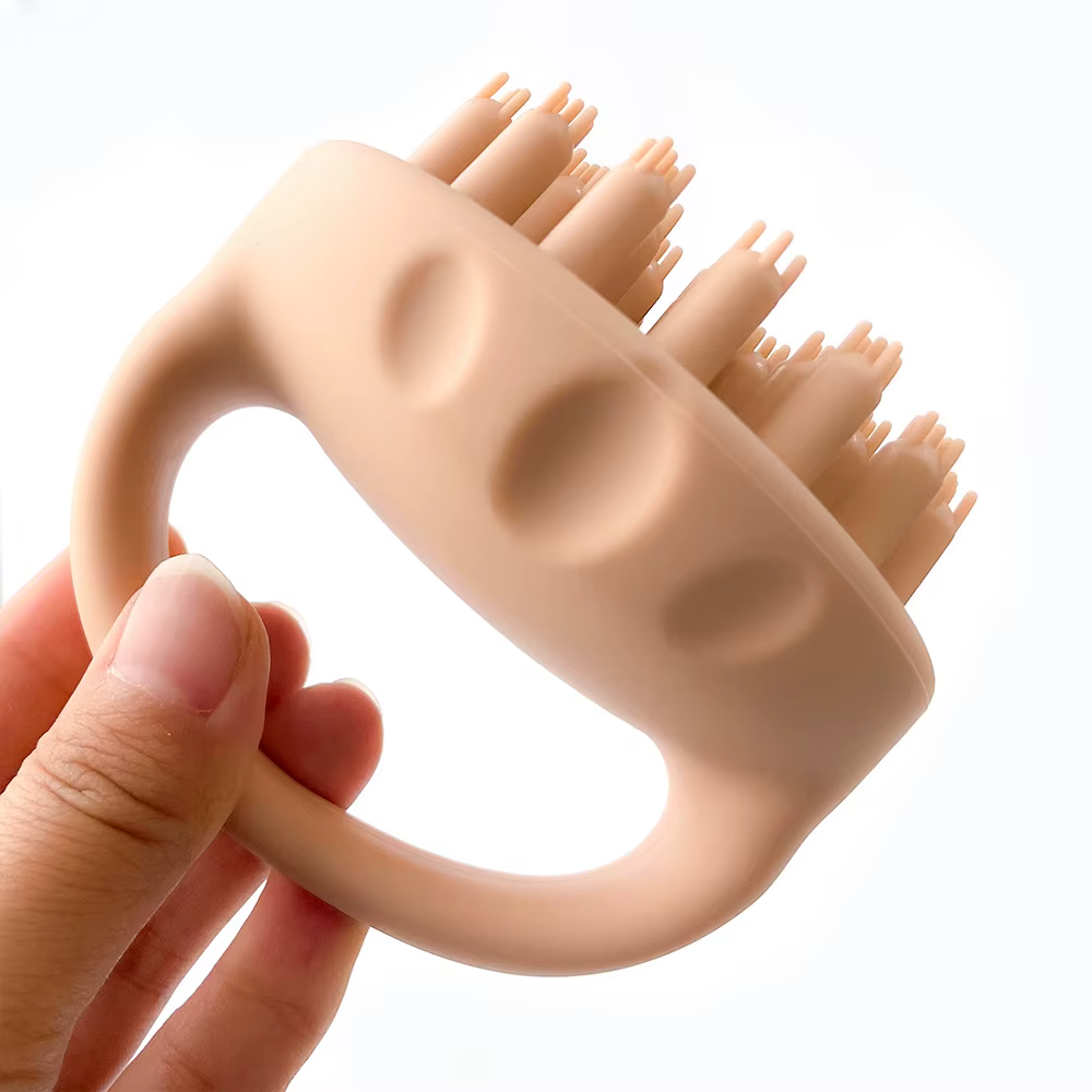 Brosse à shampoing pour masseur de cuir chevelu