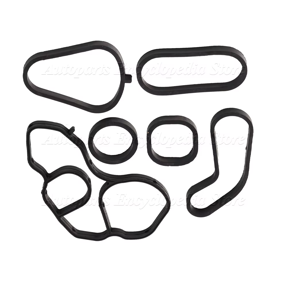 Convient pour Mini Cooper 2007-2016, joint de refroidisseur d'huile et ensemble de joints de boîtier de filtre 11428643747, 11428643758, 11427557010