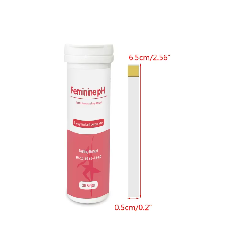 Inflammation gynécologique sœur santé féminine auto-test vagin PH bandes papier