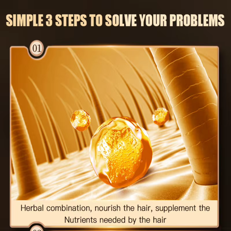Polygonum-Shampooing pour cheveux multithorum