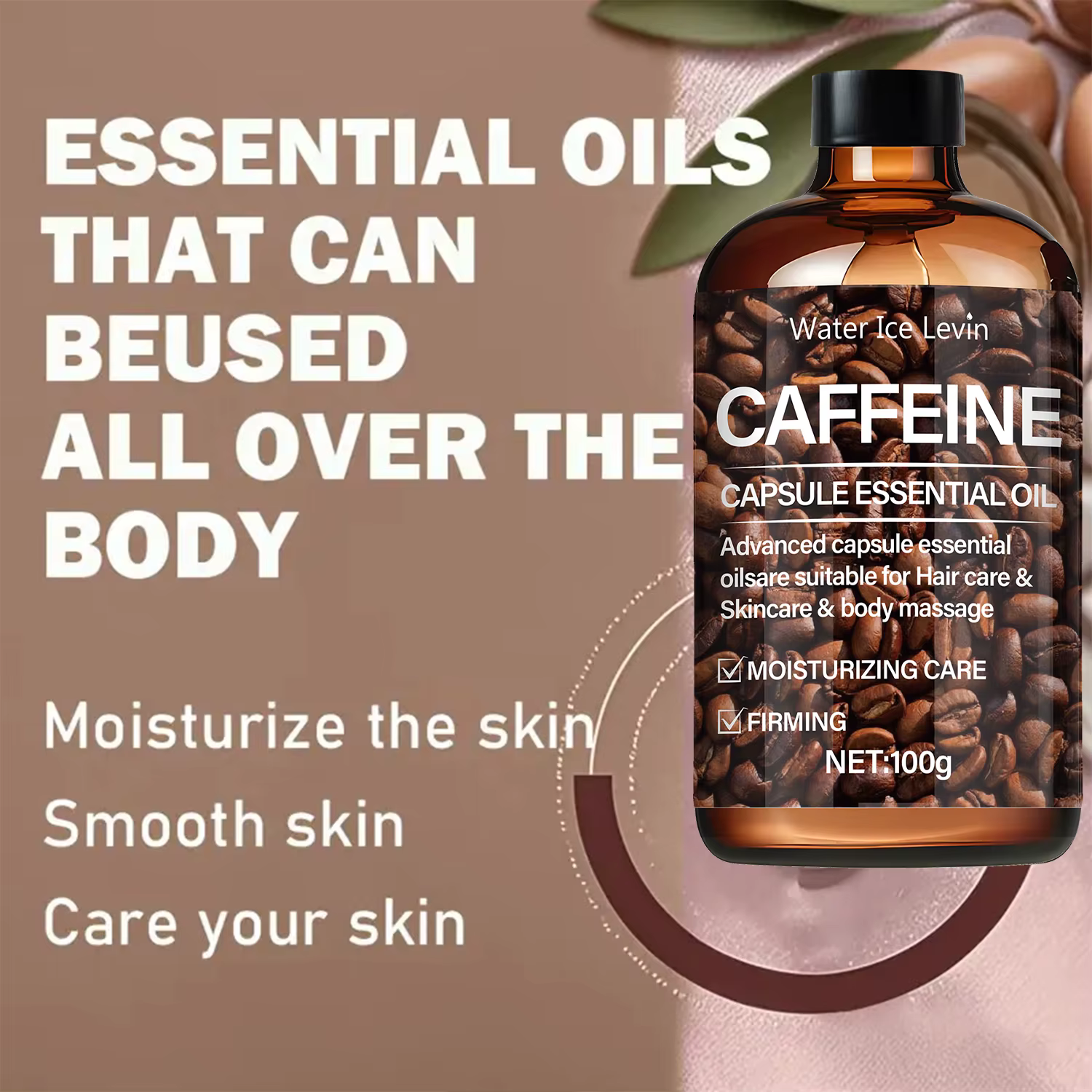 Huile capillaire, Essence capillaire à caféine à haute Concentration