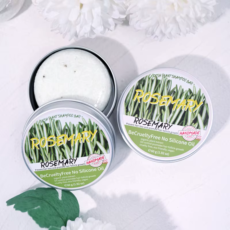 Le savon shampooing au romarin sans huile de silicone