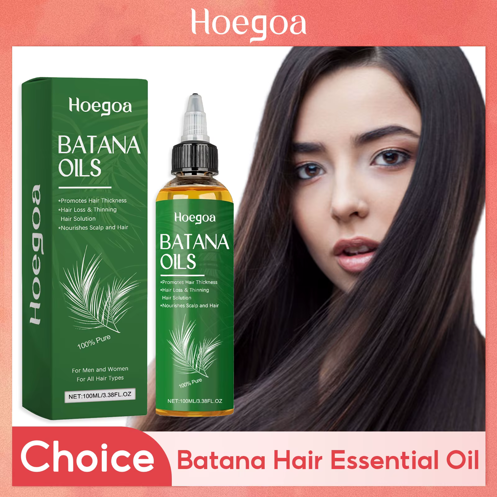 Huile de Batana naturelle pour la croissance des cheveux