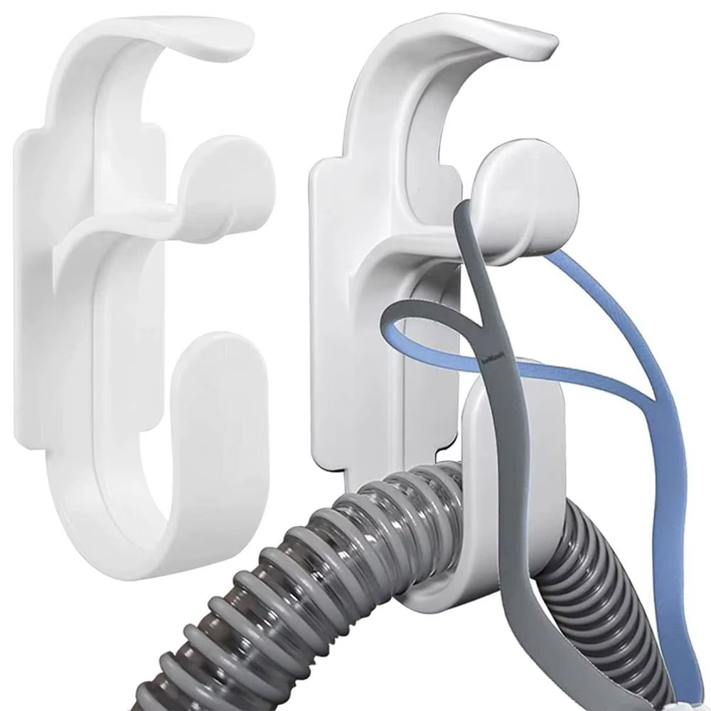 Support de tuyau CPAP 1 pièce pour lit, mur, support de masque et crochet de tuyau, évite le désordre des tuyaux, organisateur
