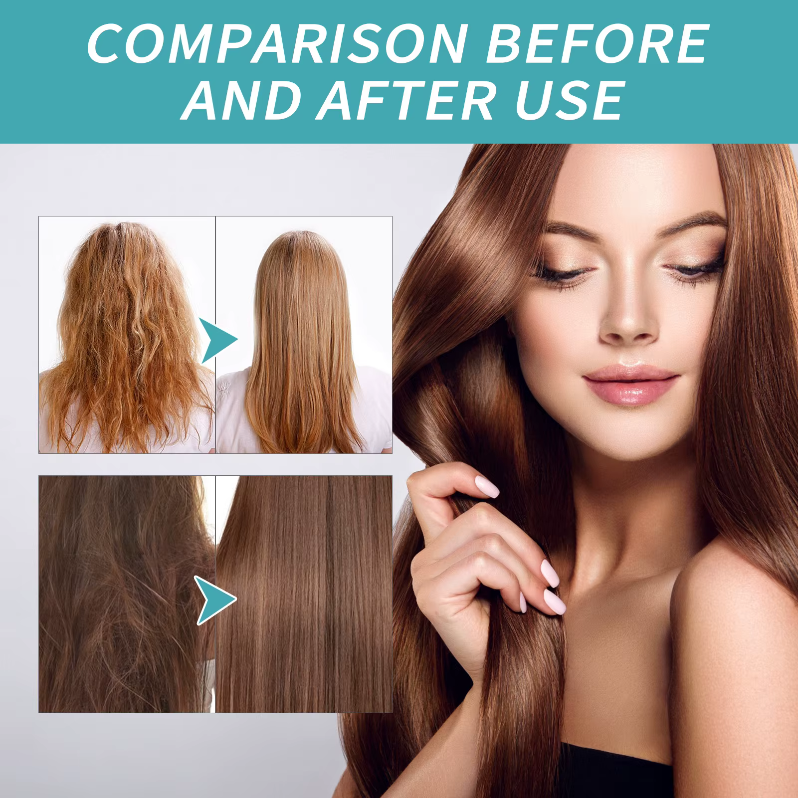 Crème correctrice de protéines pour cheveux