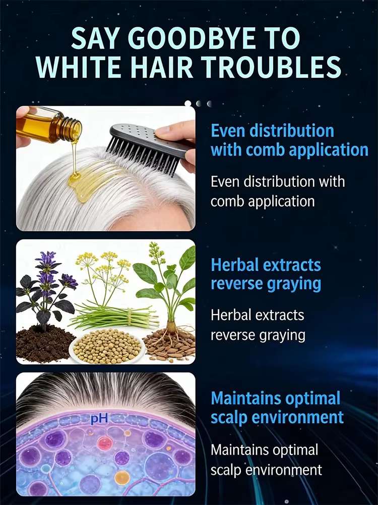 Les racines des cheveux sont entièrement nourries