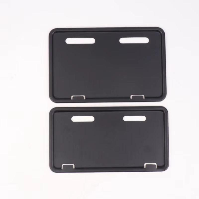 Support de plaque d'immatriculation universel en fer pour véhicule électrique, 1 pièce, cadre de protection, cadres de plaque d'immatriculation de moto