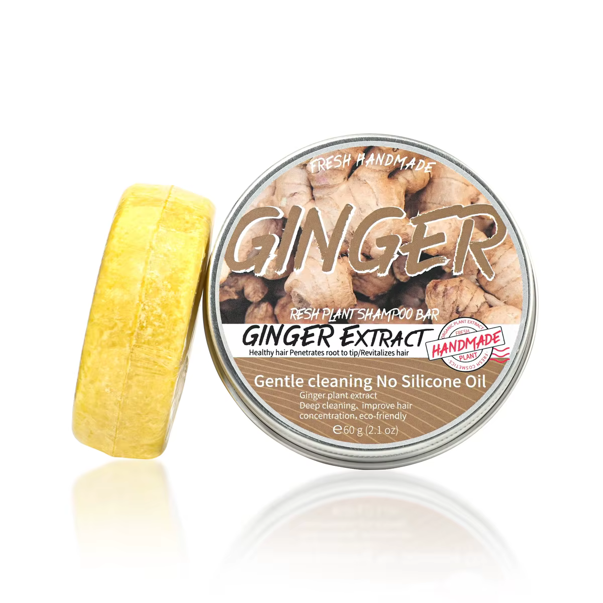 JIJIBA huile gingembre savon essentiel solide shampooing