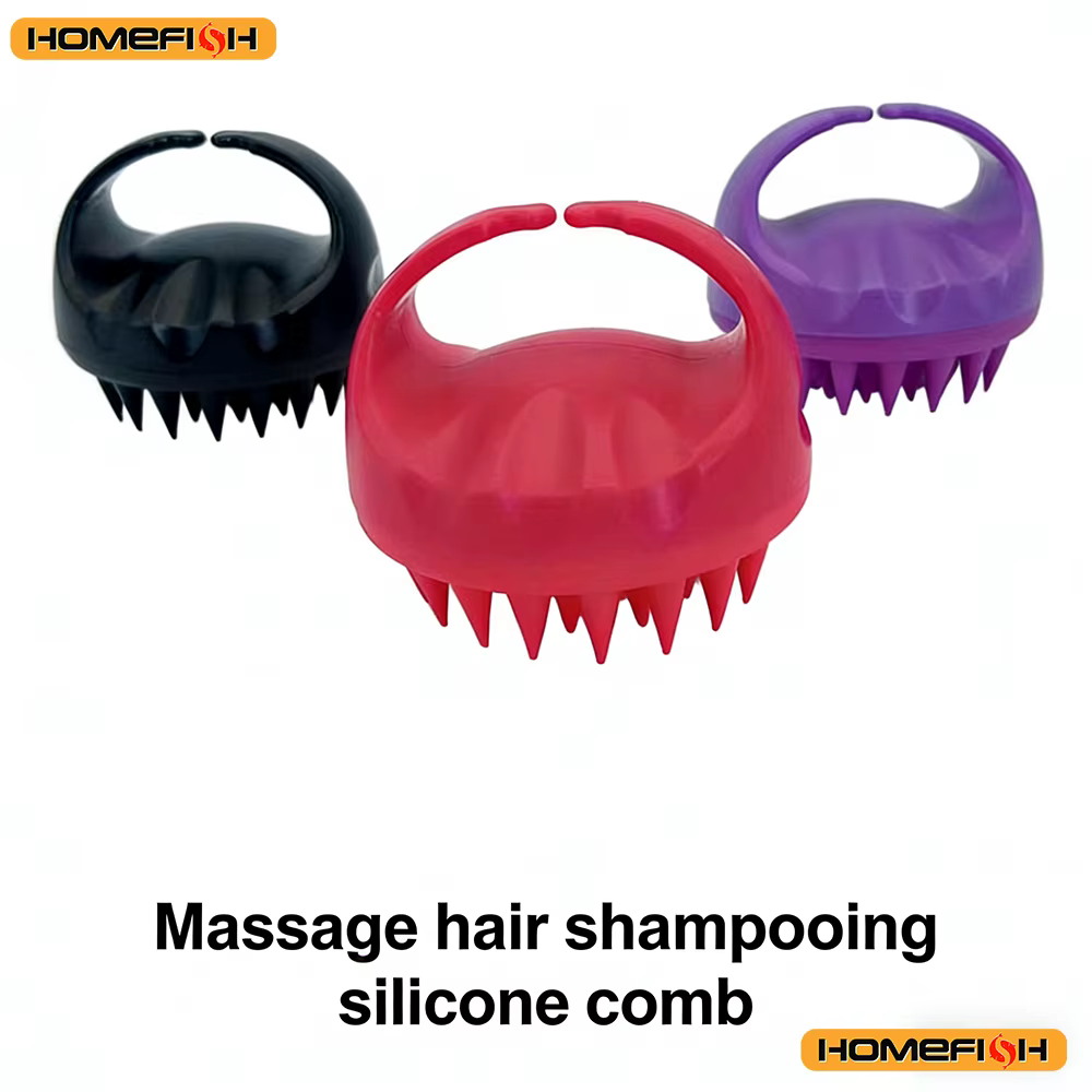 Brosse de massage pour shampoing nettoyant - Conception de la poignée