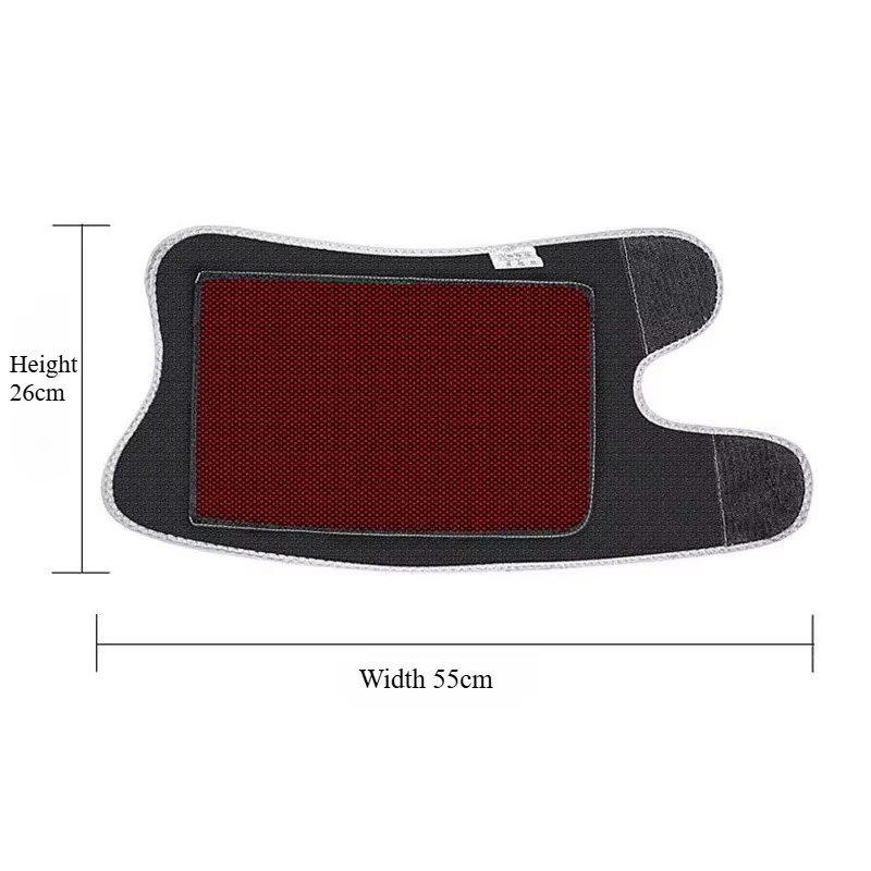 Attelle chauffante à lumière rouge pour mollets, jambes et bras, soulagement de la douleur, anti-fatigue, relaxation musculaire, récupération sportive, massage vibrant à 3 vitesses