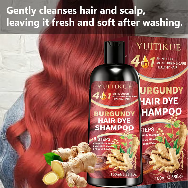 Shampoo colorant capillaire YUITIKUE Bourgogne 100ml