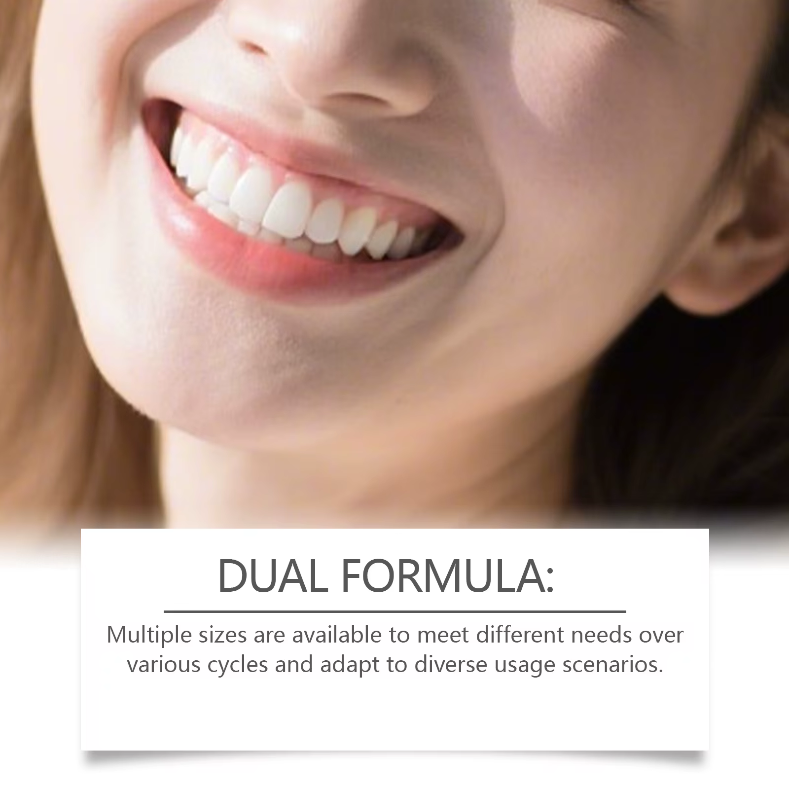 Bandes blanchissantes pour les dents à l'huile de coco Feimuko, éclaircissement longue durée, élimination douce des taches, soin nourrissant des gencives, soin des dents sensibles