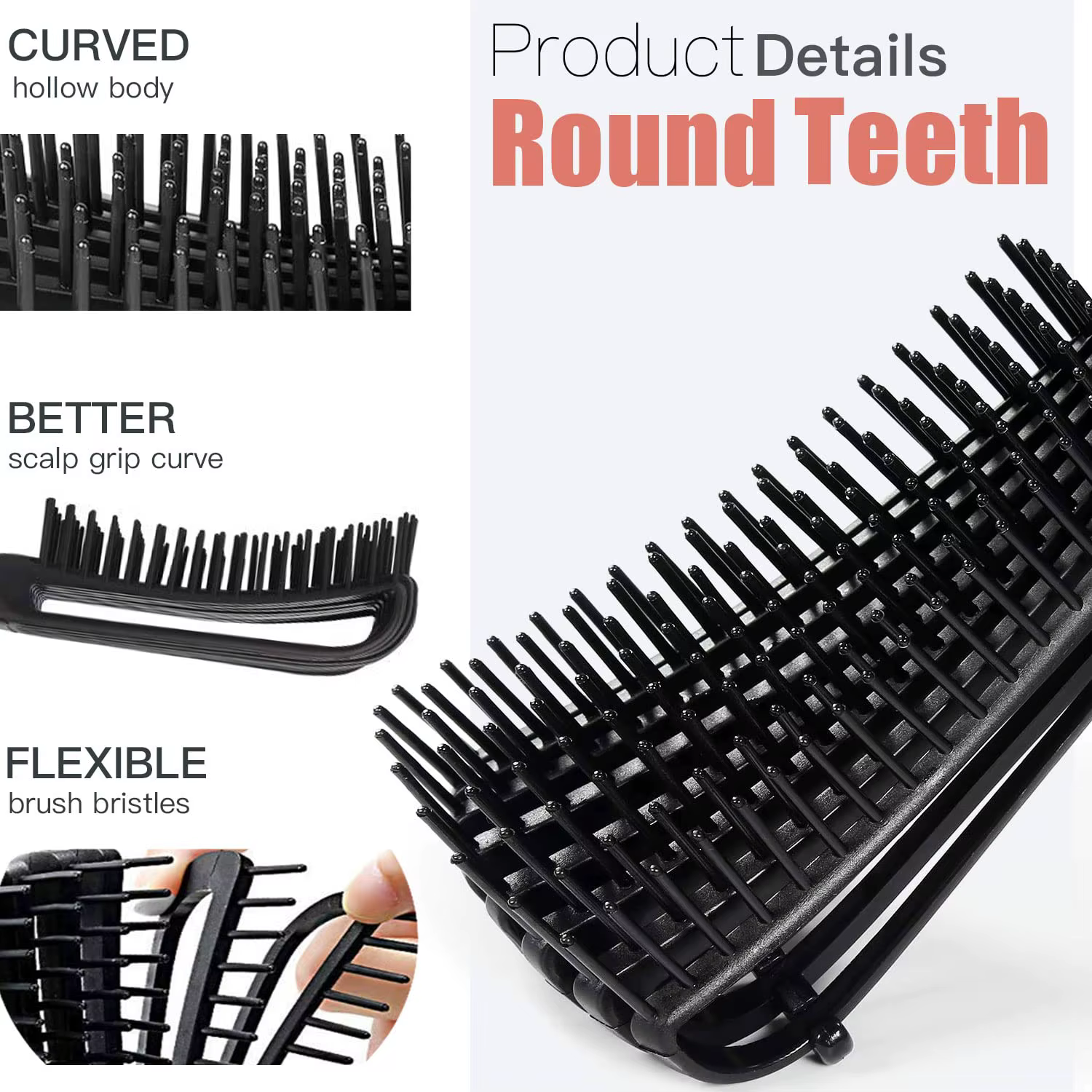 Kit de soins capillaires pour cheveux bouclés secs et humides