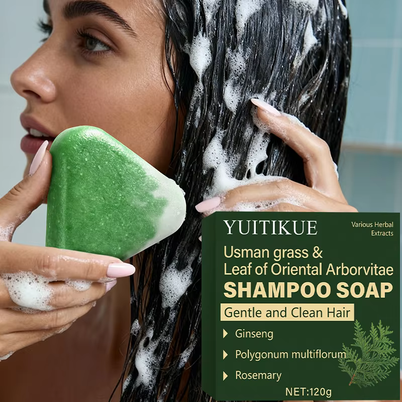 Usman Herbal Shampoo Bar - Nettoyage doux pour le cuir chevelu à contrôle de l'huile