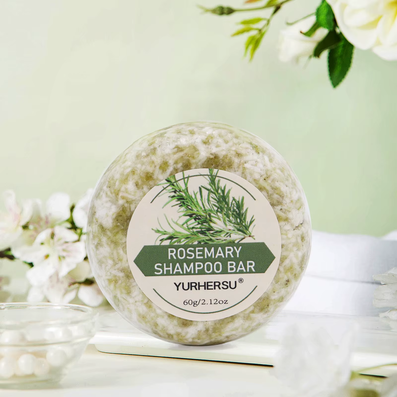 Nourrissant et réparateur : savon shampoing au romarin, écouter les cheveux