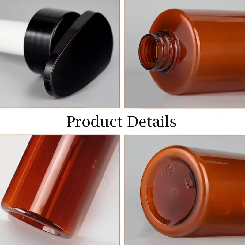 Bouteille à pompe vide en plastique de 300ml/500ml