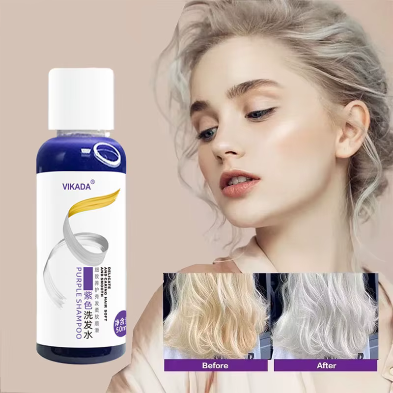 Shampoing de teinture pour cheveux violets