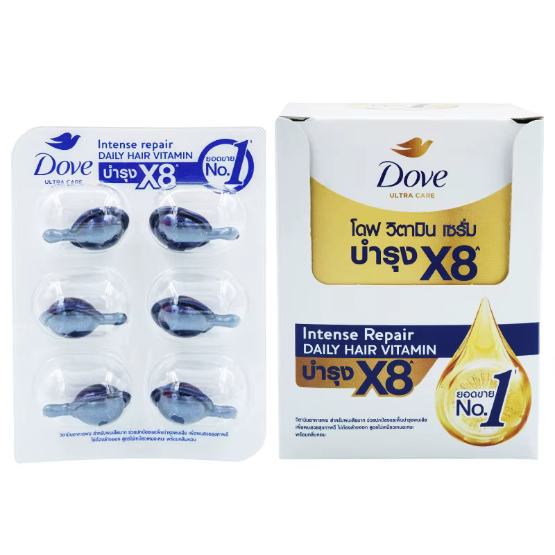 Capsules d'huile capillaire thaïlandaise Dove
