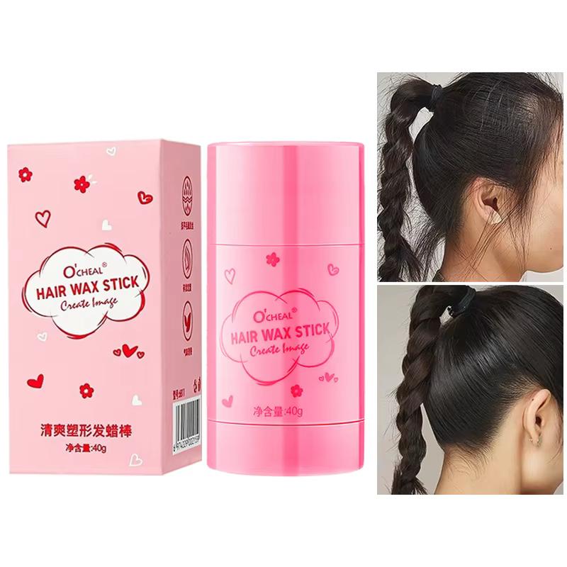 O'CHEAL 40g bâton de cire pour cheveux artefact capillaire finition crème