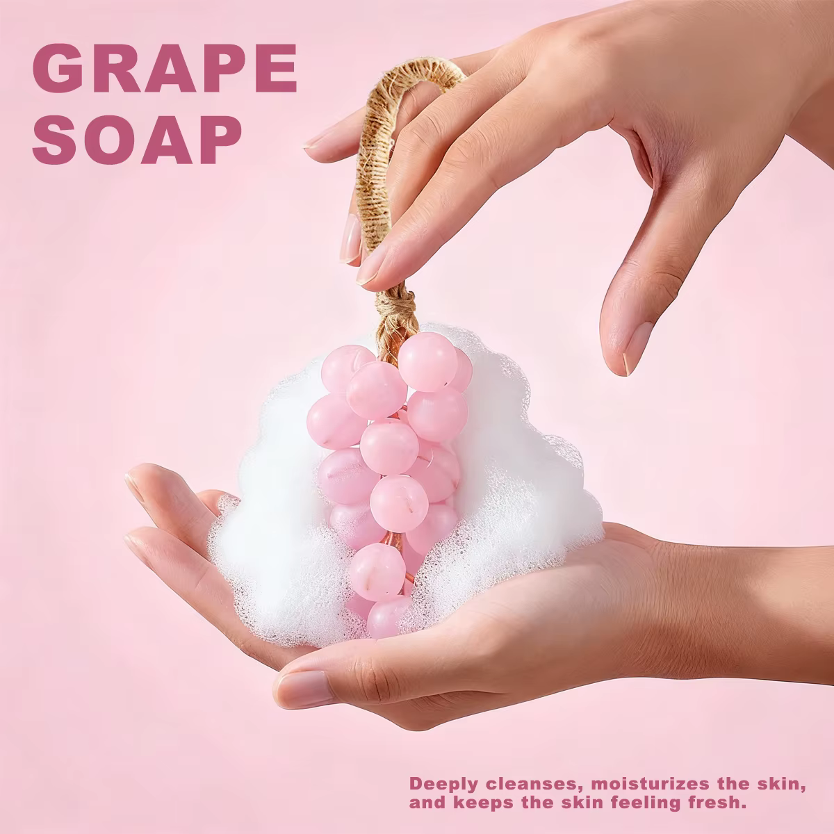 Savon à l'huile de pépins de raisin biologique – Anti-âge