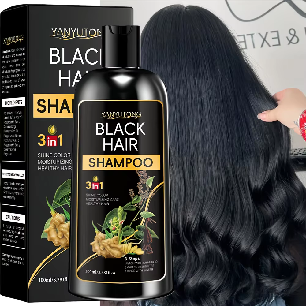 Shampoing traité de couleur au curcuma 3 en 1