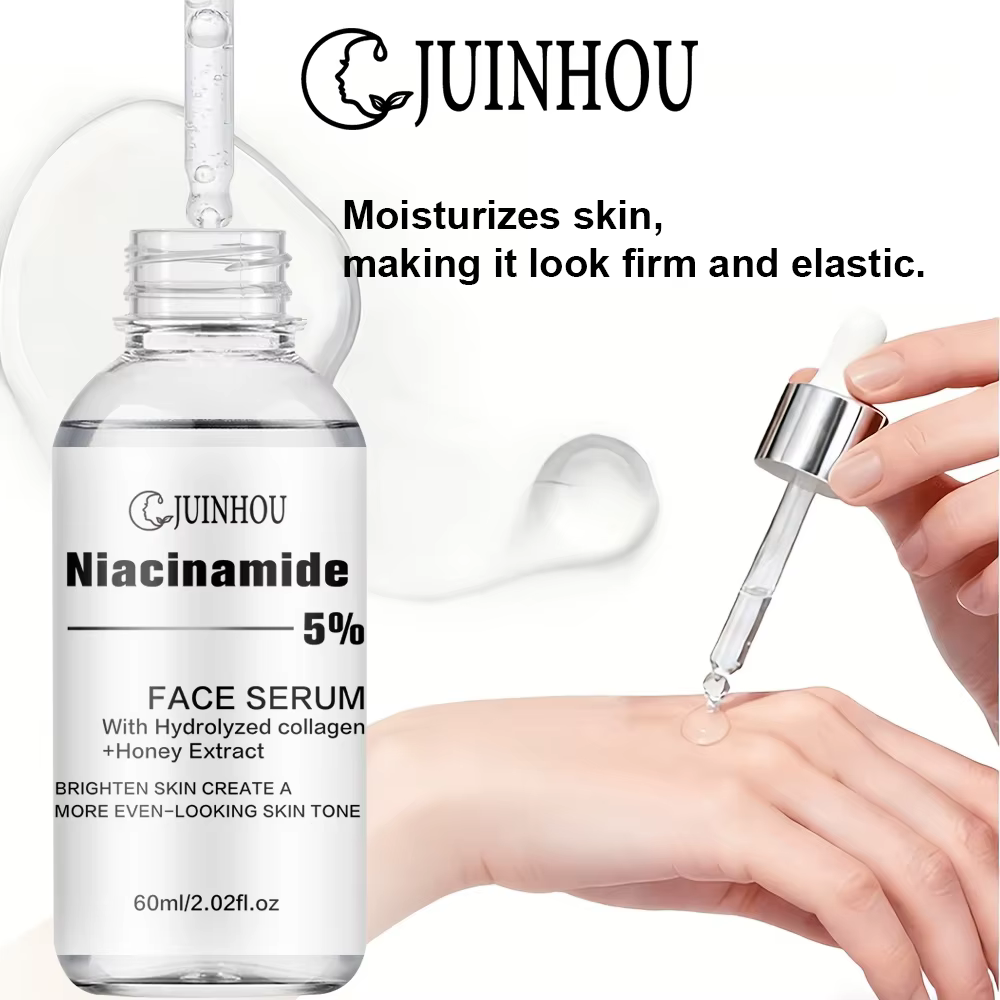 JUINHOU Lot de 2 sérums à l'acide salicylique et à la niacinamide pour éclaircir la peau, contient 5% de nicotinamide et 2% d'acide salicylique, convient à tous