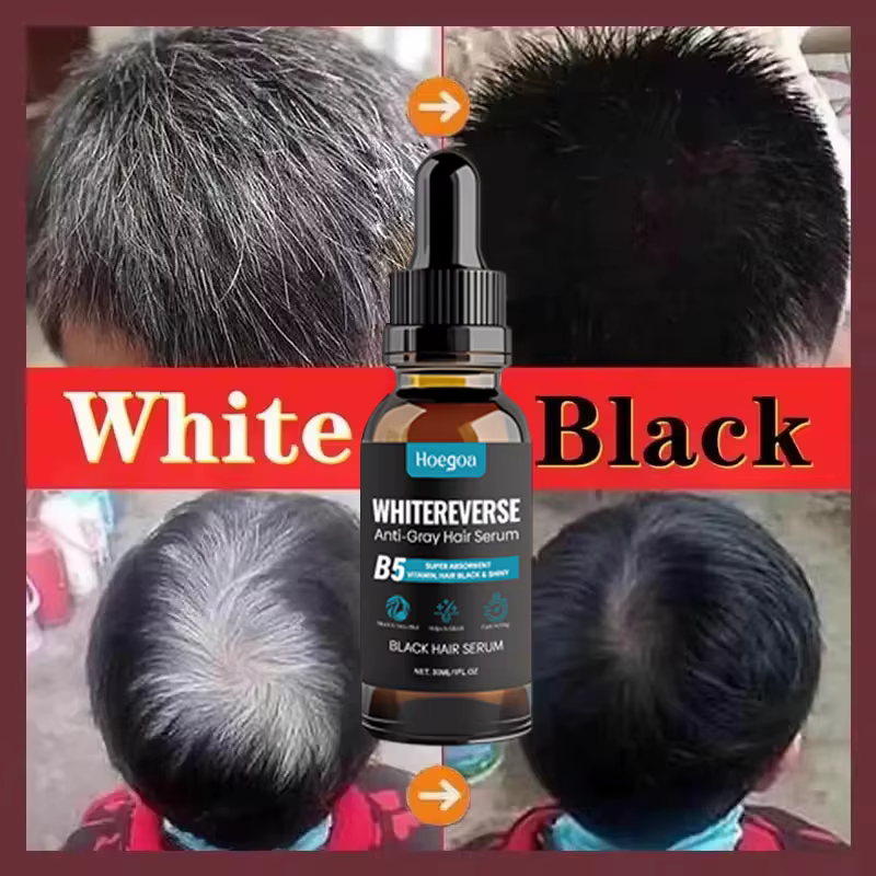 Sérum de traitement pour cheveux gris et blancs