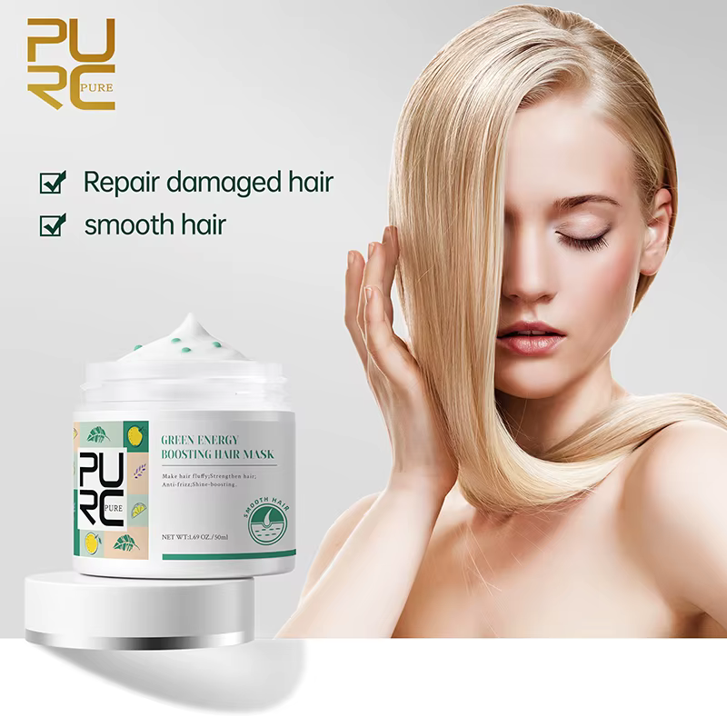 PURC kératine masque capillaire réparation sec endommagé hydratant lissage cuir chevelu traitements produits de soins capillaires 50ml