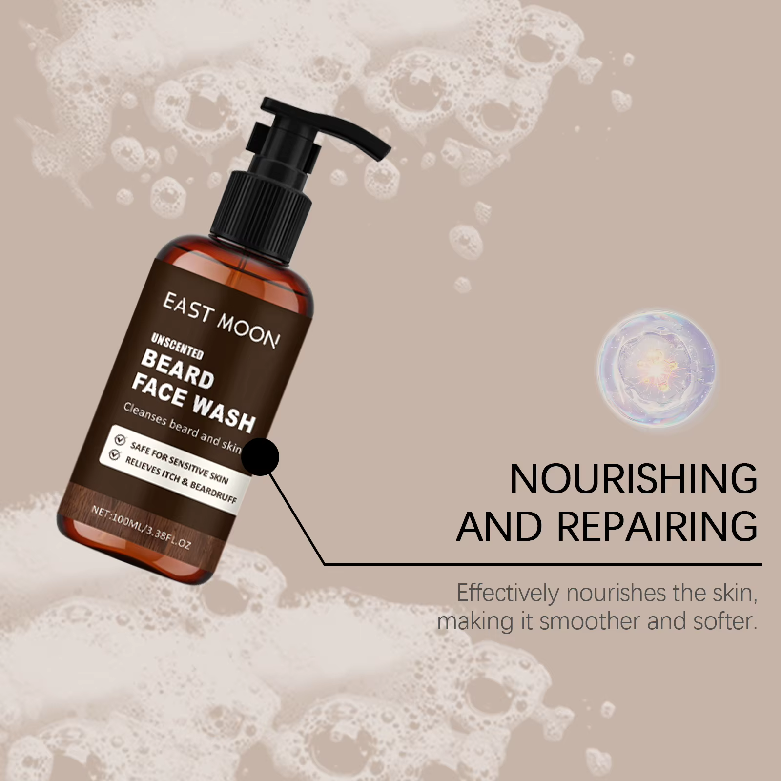 Shampoo pour barbe de qualité supérieure