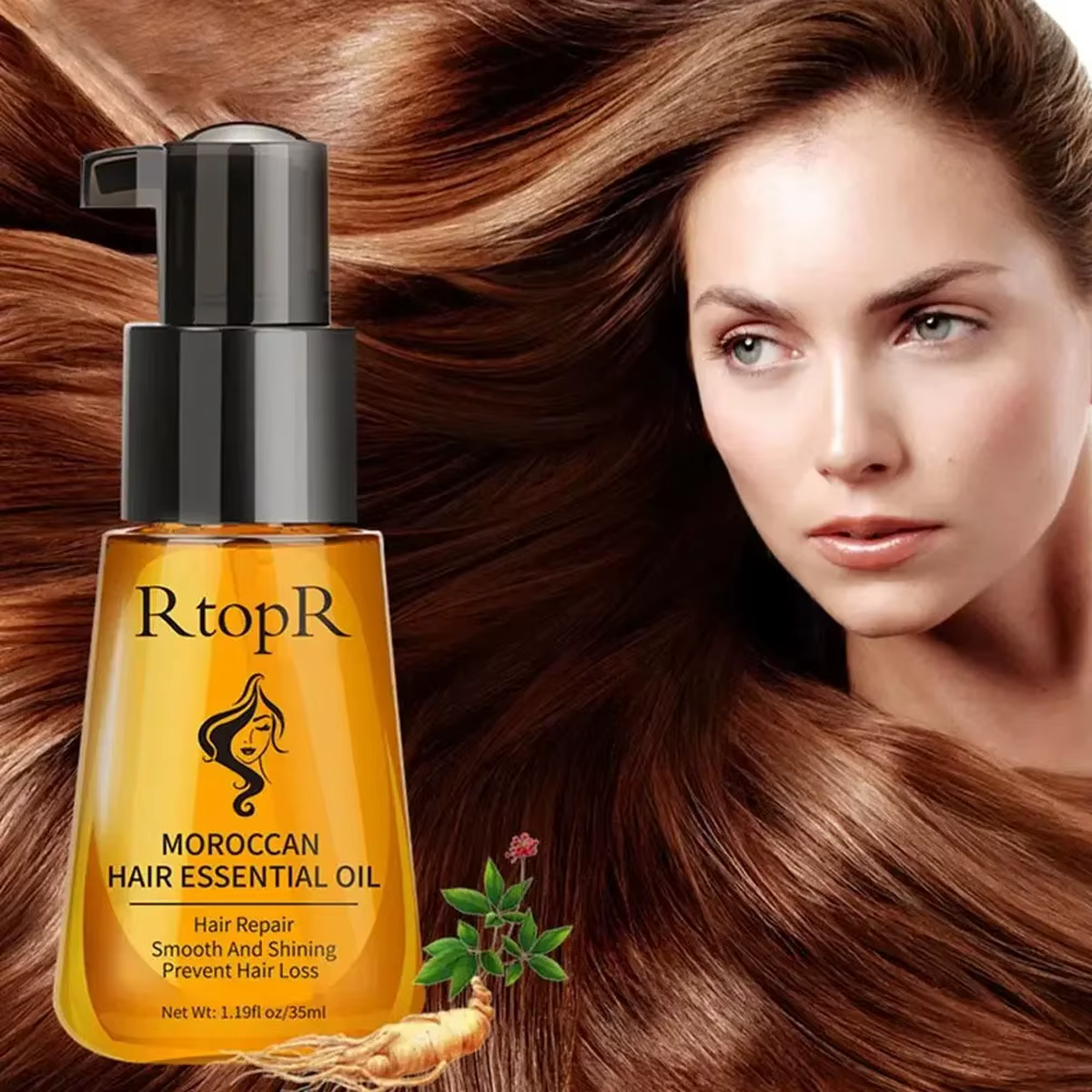 Huile essentielle marocaine pour cheveux secs et abîmés