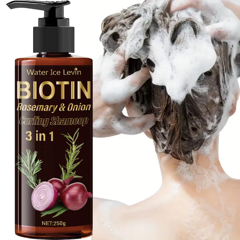 Shampoo à la biotine 3-en-1
