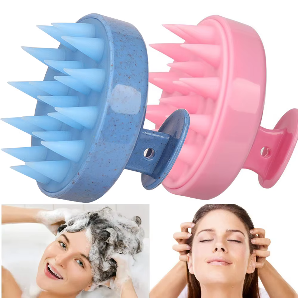 Brosse de shampoing pour cheveux