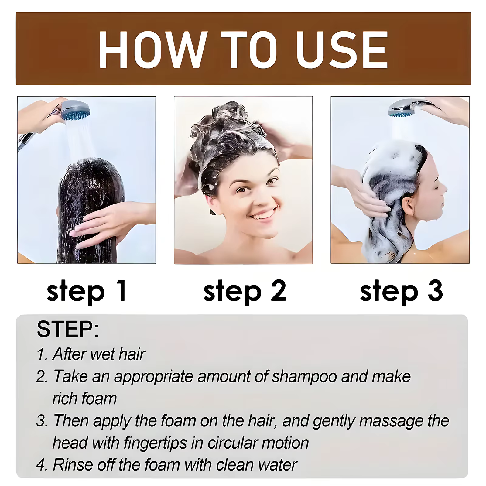 Shampoing anti-chute de cheveux pour hommes et femmes