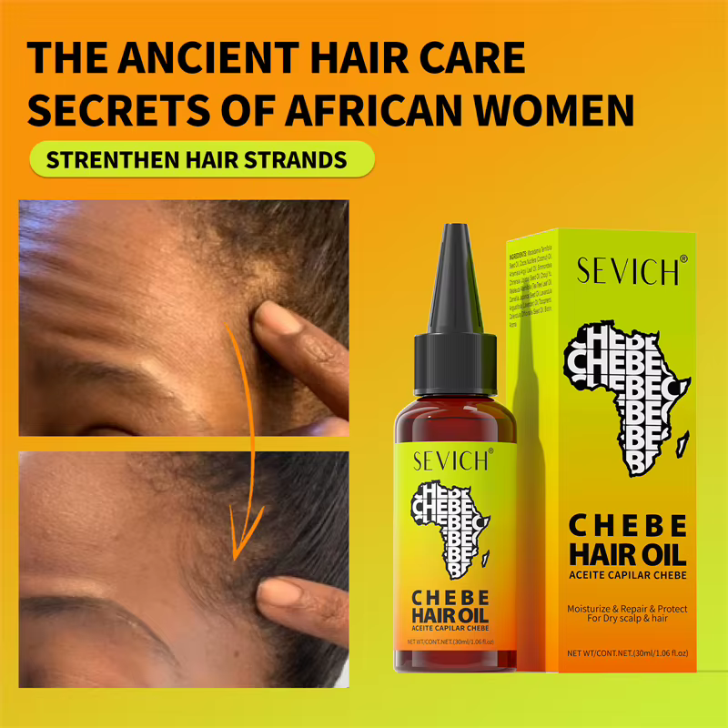 Huile de croissance rapide des cheveux Chebe