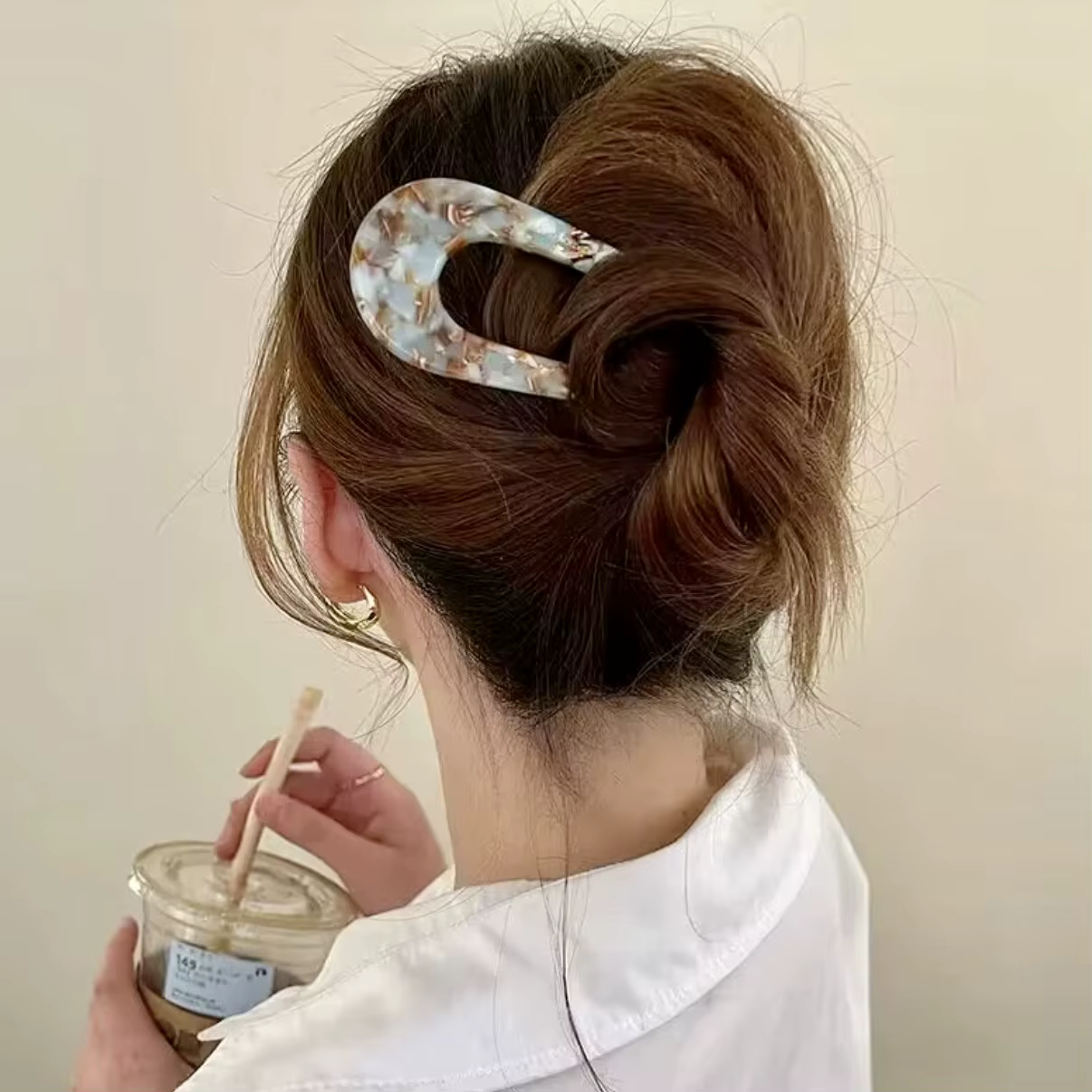Styles français fourchettes à cheveux bâtons de cheveux acide acétique en forme de U épingles à cheveux chignon femmes filles Vintage coiffure cheveux accessoires bandeau