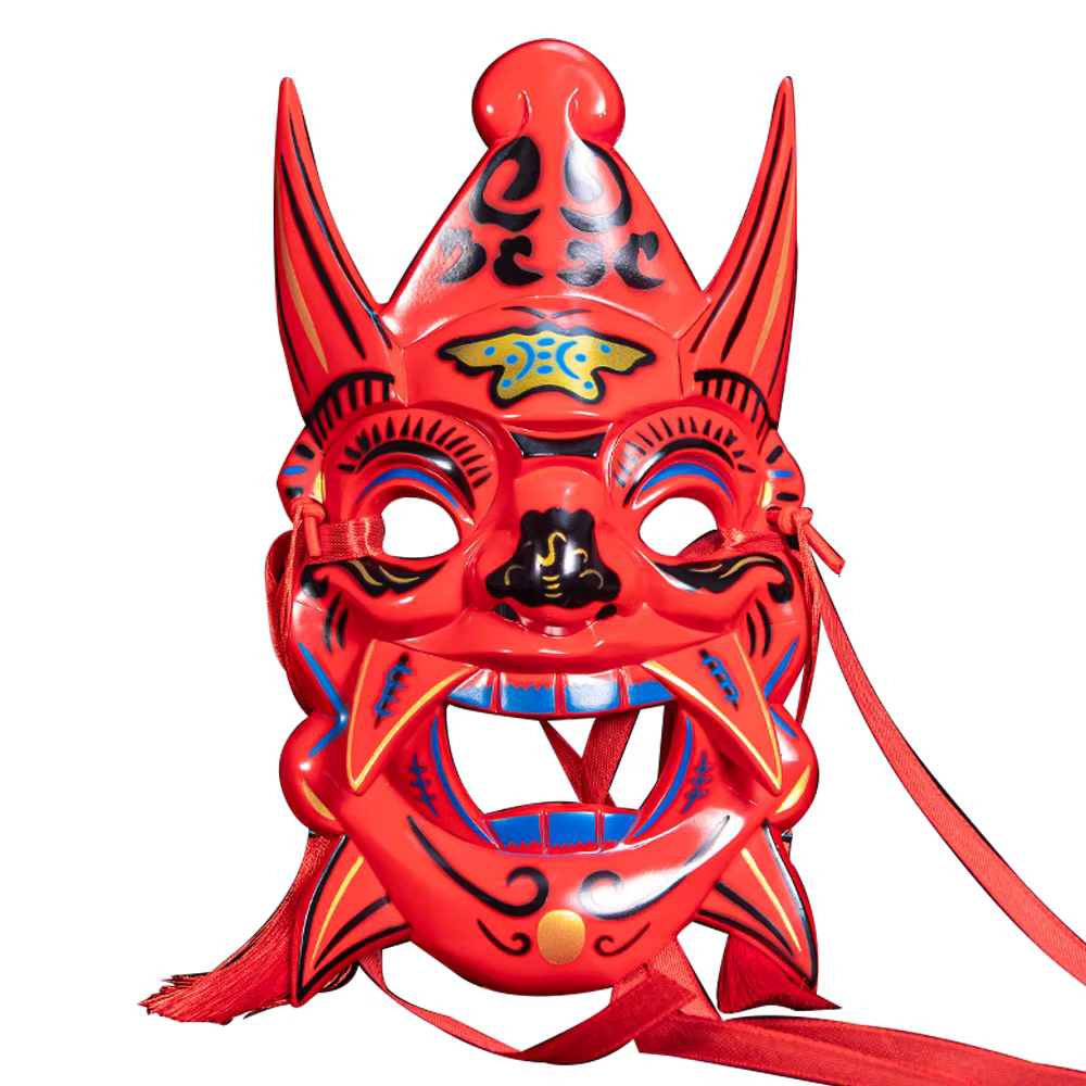 Nouveau Nouveau masque peint à la main COS sculpture sur bois ABS masque intégral accessoires antiques