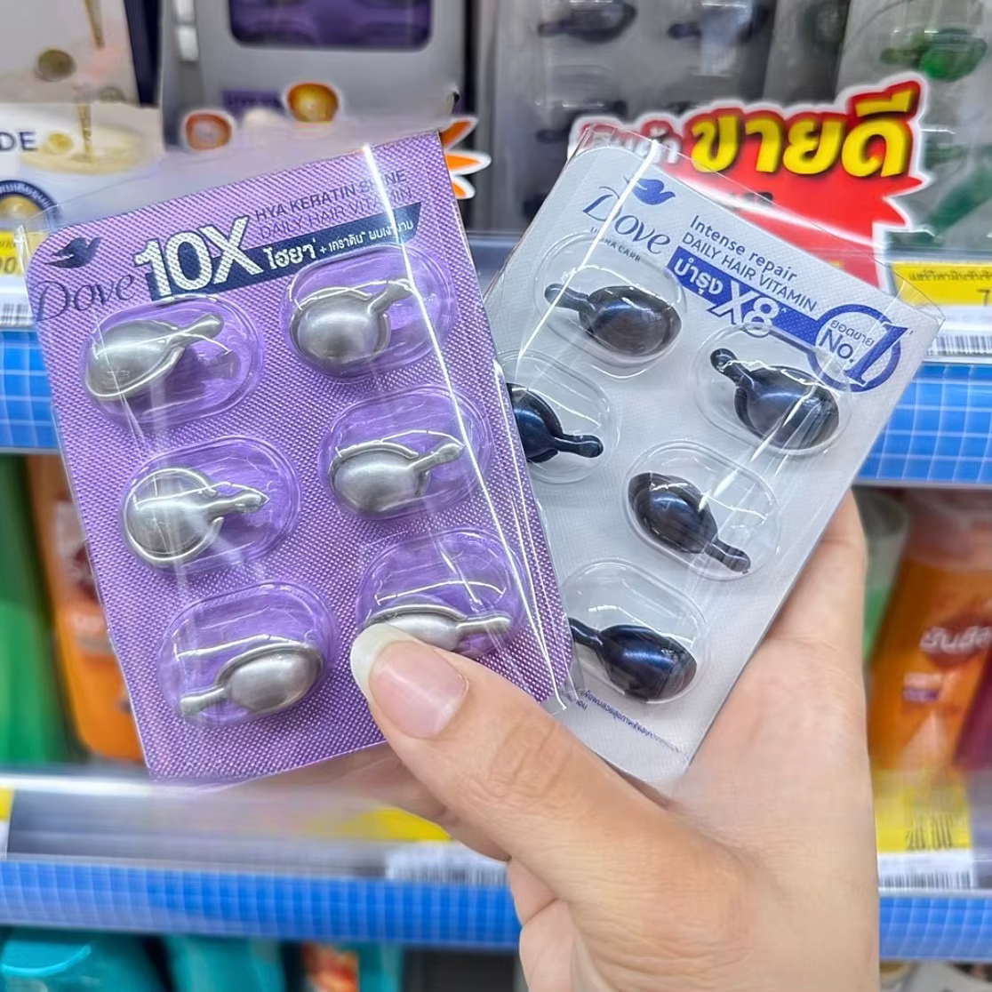 Capsules d'huile capillaire thaïlandaise Dove
