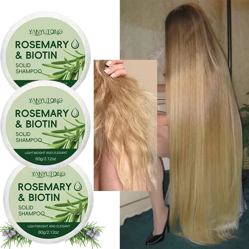 Shampoing solide au romarin : soin du cuir chevelu