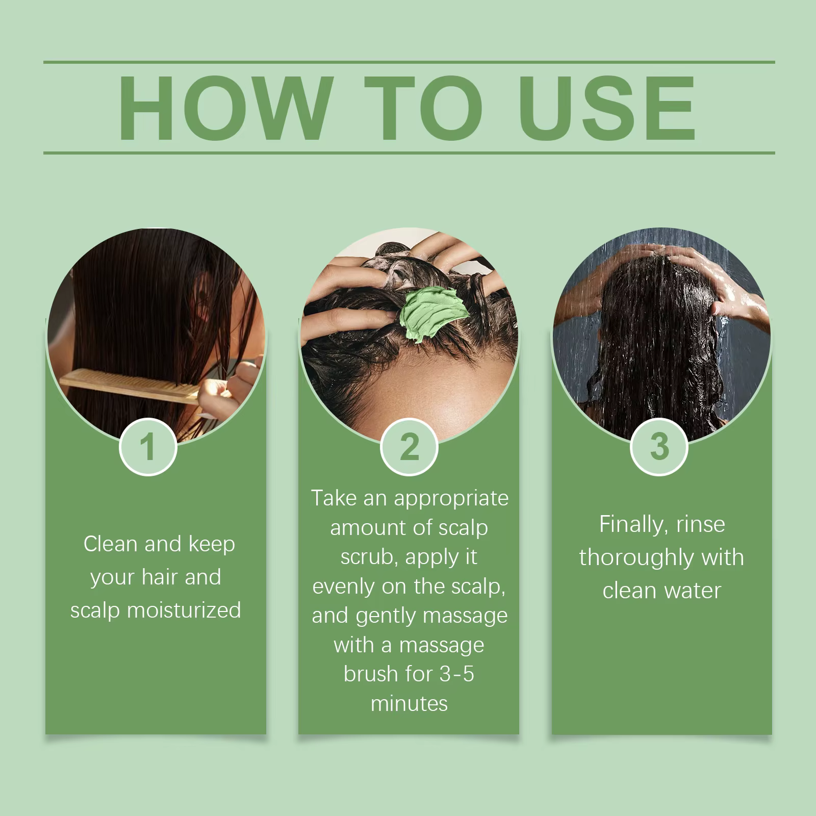 Shampoing exfoliant au romarin/gingembre pour le cuir chevelu