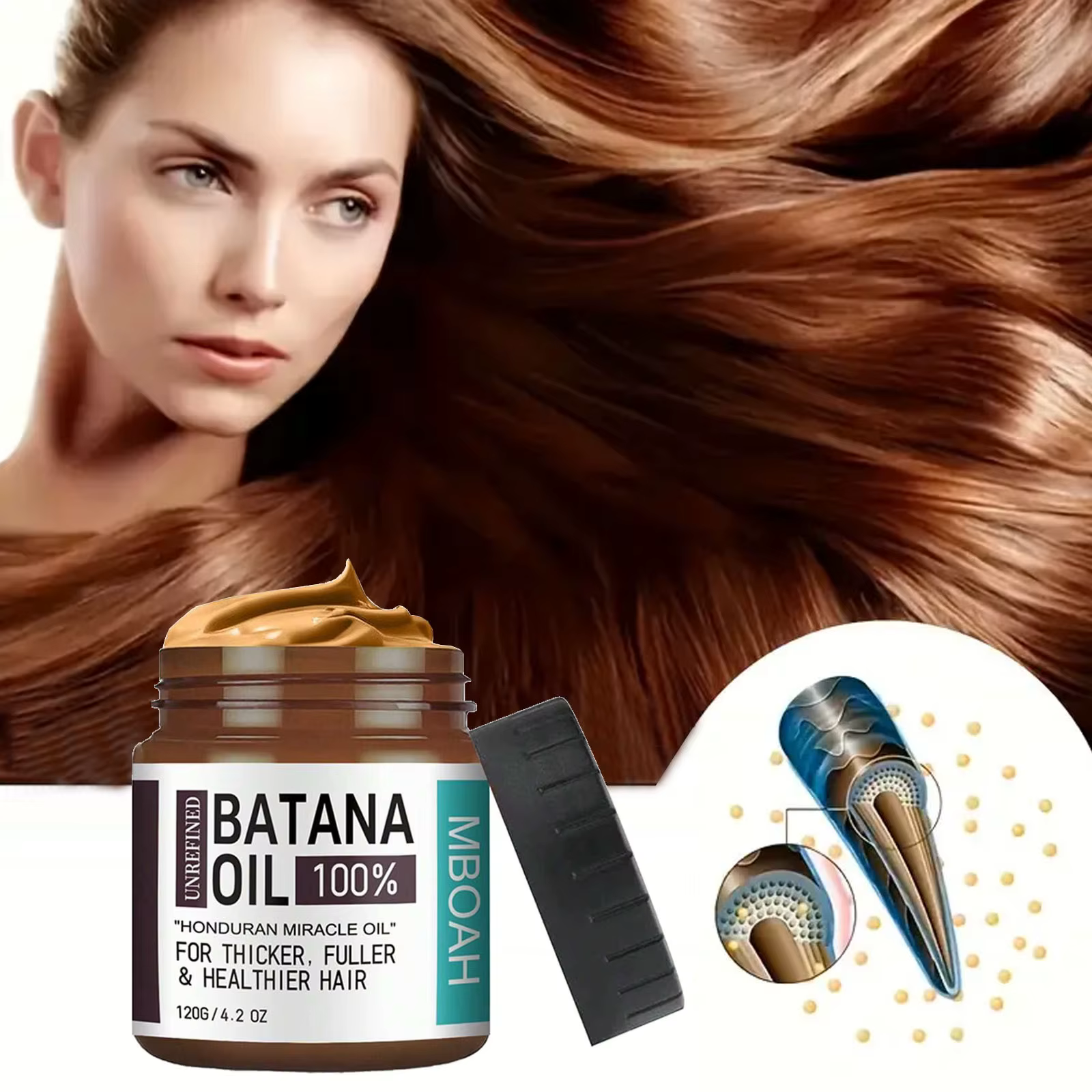 Huile de Batana 100 % d'Honduras - Get Fuller
