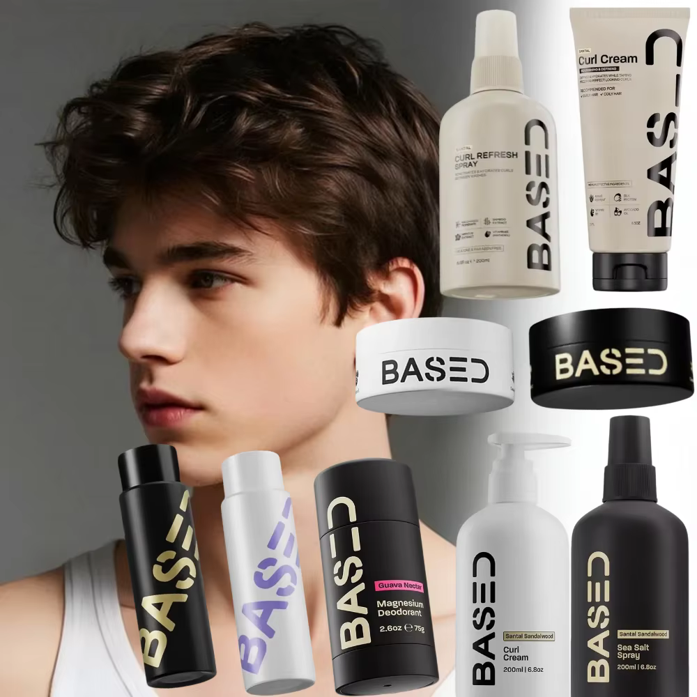 BASDED Soin Capillaire au Sel Marin : Shampooing Volumisant