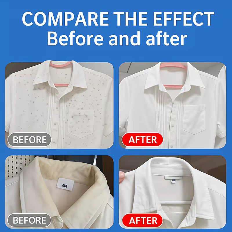 Nettoyant anti-taches pour vêtements sans eau - Action rapide, nettoyage en profondeur avec une puissante pénétration, adapté aux vêtements, aux meubles, à la literie, aux tapis, aux rideaux, etc. Pas