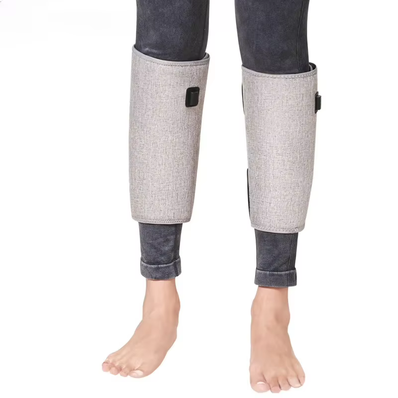 Attelle chauffante à lumière rouge pour mollets, jambes et bras, soulagement de la douleur, anti-fatigue, relaxation musculaire, récupération sportive, massage vibrant à 3 vitesses