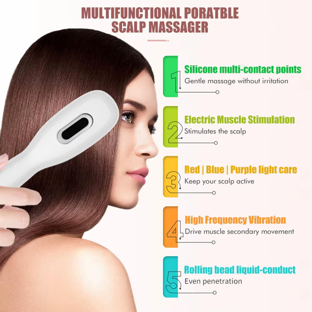 Peigne de thérapie laser pour la croissance des cheveux