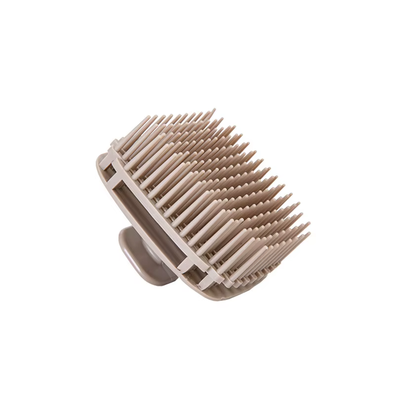 Brosse de massage du cuir chevelu en silicone souple, peigne de lavage des cheveux, brosse exfoliante douce pour éliminer les pellicules et soulager le stress