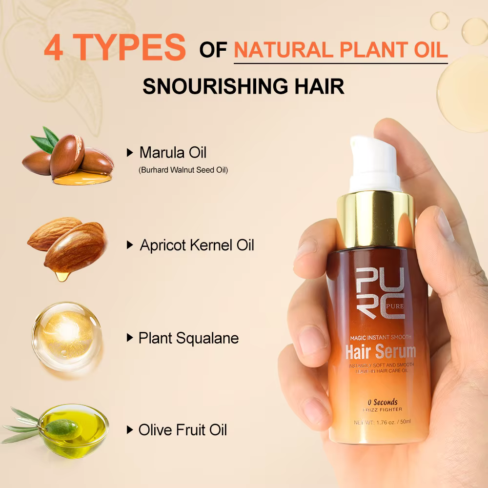 PURC – huile magique lissante pour cheveux