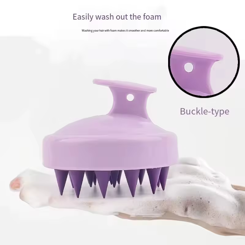Brosse à shampooing en silicone