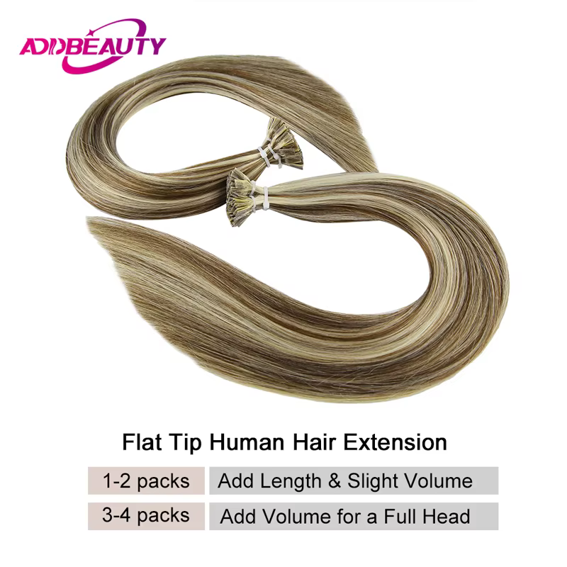 Extension de cheveux naturels lisses