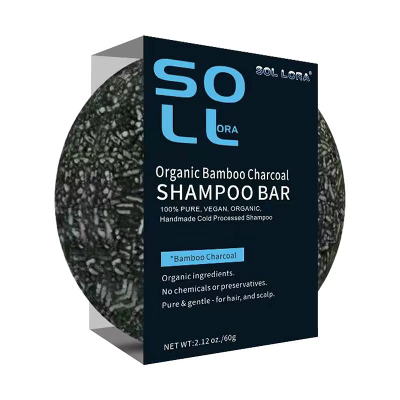 Barre assombrissante pour cheveux au charbon de bois naturel